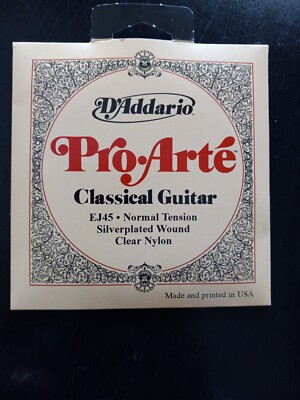 NEW open package D'Addario Pro Arte EJ45 Classical Guitar Strings USA