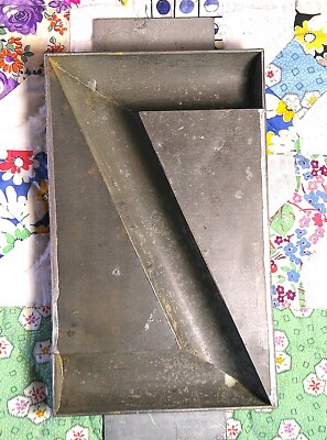 Vintage Chocolate Mold Large Letter Z Great Decor 9 inch Commercial