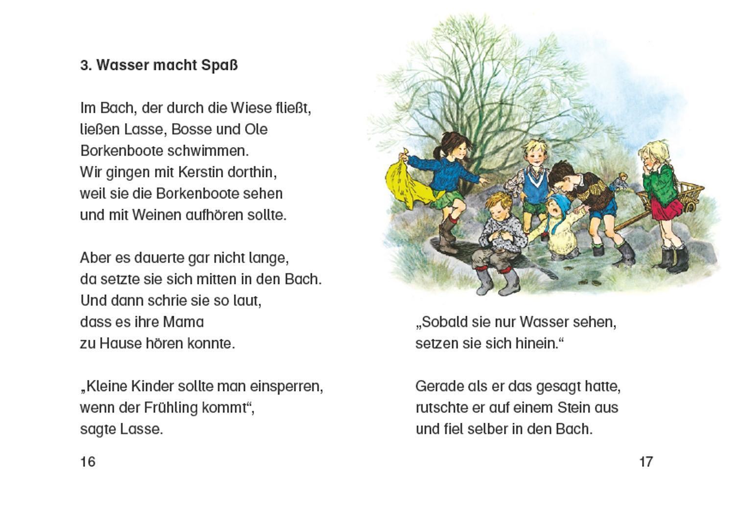 Thumbnail - Lustiges Bullerbü | Lesestarter. 2. Lesestufe | Astrid Lindgren | Buch