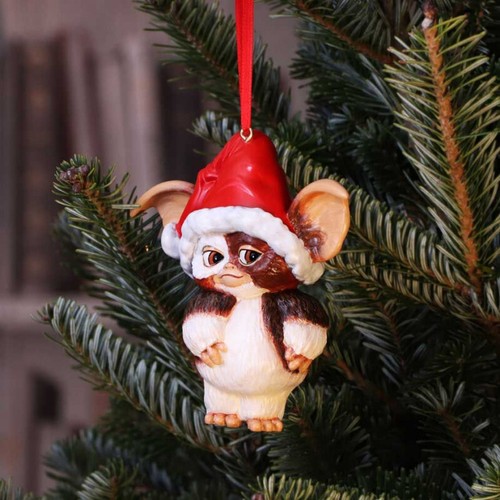 2D Gremlins Gizmo Fairy Light Santa Hat Hanging Christmas Figurine Ornament Deco - Picture 10 of 20