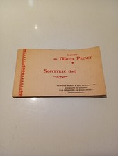Carnet De Cartes Postales Anciennes Souvenir Hôtel Prunet Souceyrac