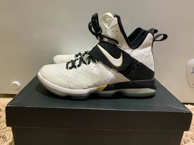 lebron 14 black and gold