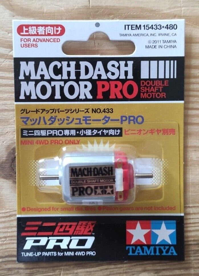 TAMIYA ACCESSORI MINI 4WD - MOTORE MACH DASH  MOTOR PRO DOPPIO PIGNONE ART 15433
