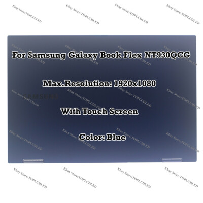13.3'' Samsung Galaxy Book Flex NT930QCG FHD LCD Berühren Bildschirm Komplett