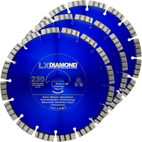 Lxdiamond 3X Diamant-Trennscheibe 230Mm Beton Passend FüR Bepo Ffs 230 Premium
