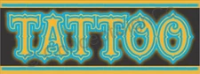 1.5'X4' TATTOO BANNER Outdoor Indoor Sign Neon Look Tattoos Piercings Art Ink