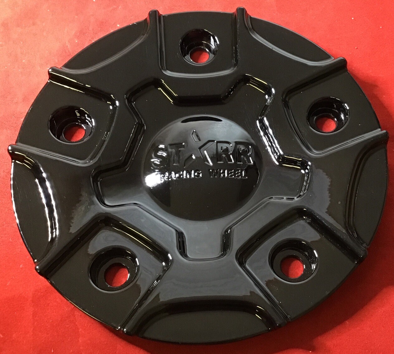 ONE Starr Wheels C501201 C-390 LG0910-34 GLOSS BLACK Center Cap AFTERMARKET 8286