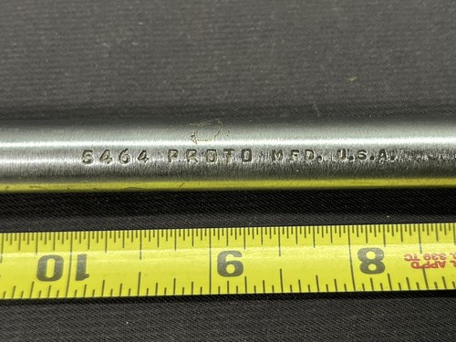 PROTO PROFESSIONAL 18" LONG 1/2" DRIVE EXTENSION # 5464 Made in USA - Picture 4 of 6