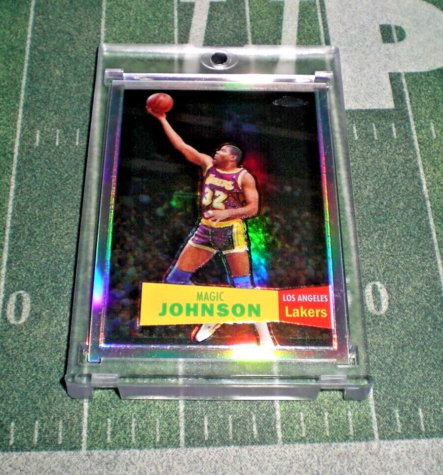 2007-08 Topps Chrome 1957-58 Variations Refractors #106 Magic Johnson 441/999 🔥