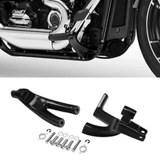 Forward Control Footpeg Bracket Kit For Harley FLSB FXFB FXFBS FXBRS 2018-2024