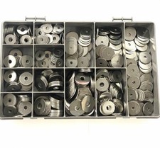600 ASSORTED PIECE, A2 STAINLESS STEEL PENNY REPAIR WASHERS M4 M5 M6 M8 M10 KIT
