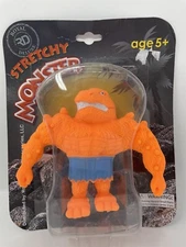 STRETCHY MONSTER Orange Beast 5.5" figure NEW RD Royal Deluxe Stretch Toy