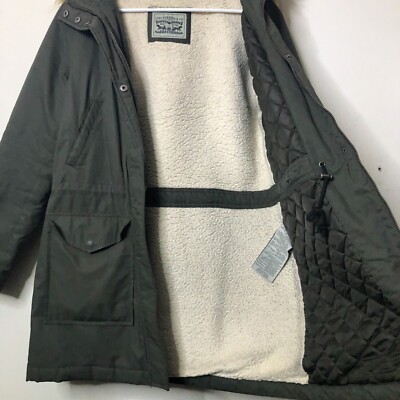 Parka Levi's Avec Capuche - Taille S (FR36), Vert Pastel Clair, Neuf Avec étiquettes