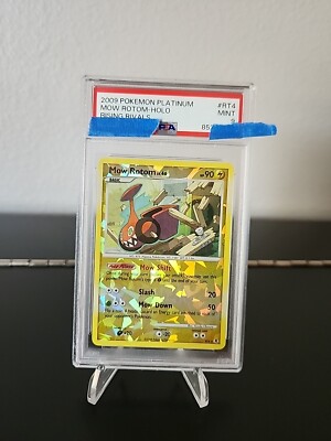 Pokémon, Mow Rotom RT4, PSA 9 MINT,Rising Rivals, Reverse Holo 2009, Cracked Ice