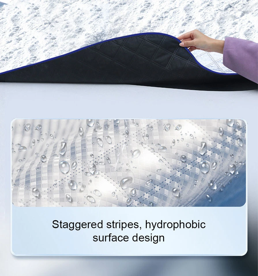 Protector protector de invierno para parabrisas de coche de nieve cubierta hatchback hielo escarcha Foto 4 de 4