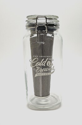 Vintage Look Cold Brew Coffee Maker with Precision-Cut Mesh Filter 71 oz