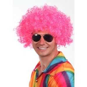 1970s pink wig