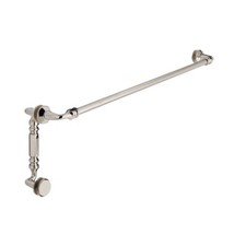 Rondo 24" Cuttable Towel Bar 6" Offset Pull Shower Door Combo - Polished Nickel