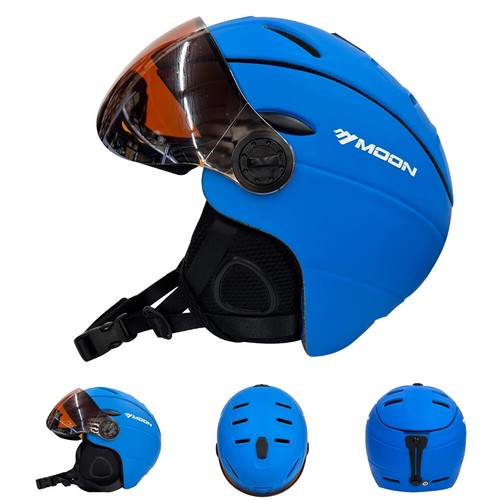 Skiing Helmet with Goggles PC+EPS High-Quality Ski Helmet for Adult Outdoor - Picture 14 of 20
