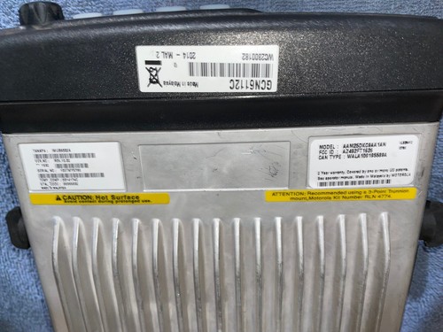 Motorola CDM750 Mobile Two-Way Radio AAM25DKC9AA1AN Control Head GCN6112B - Photo 4/6