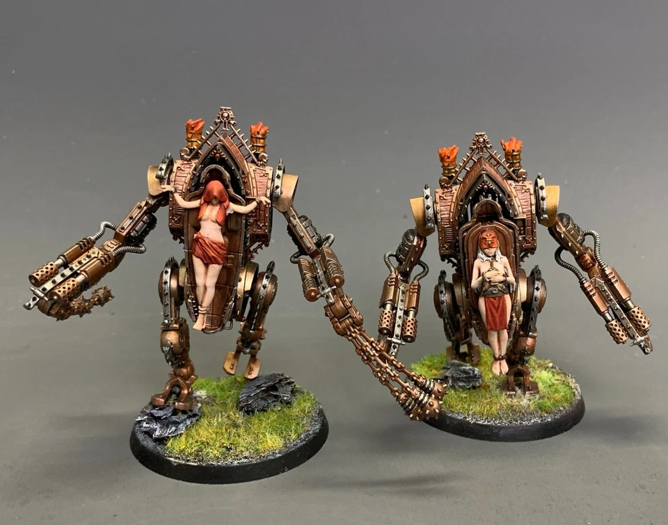 Warhammer 40K Motores Penitentes Pintados - Adepta Sororitas 2x Pilotos Confesores Foto 4 de 4