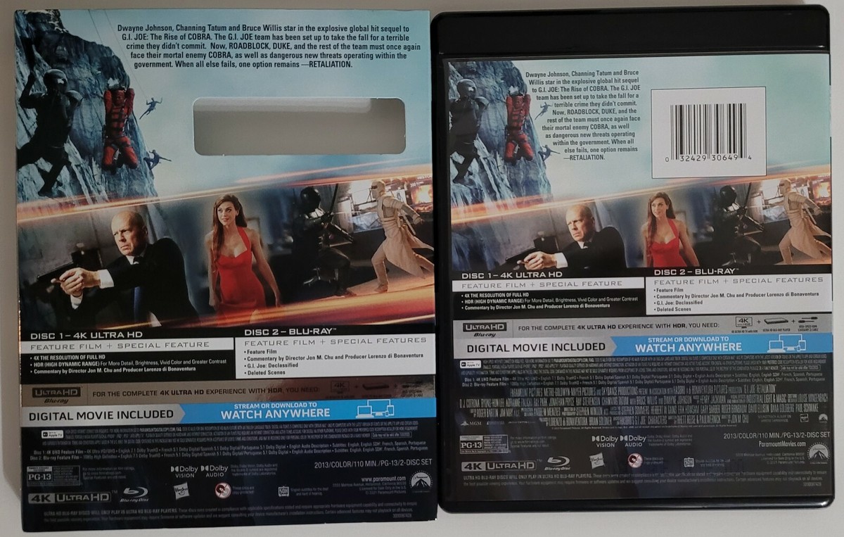 G.I.ジョー バック4K ULTRA HD 2作品セット！ Amazon.co.jp: G.I.ジョー バック2リベンジ 完全制覇ロング