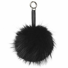 Pelzbommel Echtfell XXL Bommel Taschenanhänger Finnraccoon