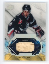 2019-20 Upper Deck Engrained Remnants /100 Michael Peca #R-MP Game Used Stick