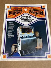 Cops N' Robbers Original Arcade Flyer | 1976 Atari  Advertising Insert image