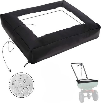 Jylbhyzi Broadcast Spreader Cover Durable Pvc Clear Window420D Waterproof