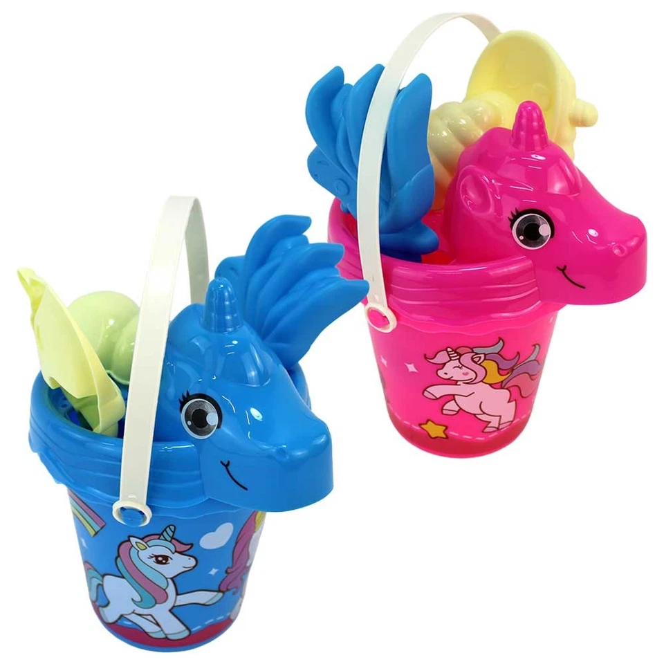 Spielzeug für den Strand Eimer mit Schaufel - 5 Teile Sand-Spielzeug