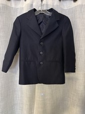Mark Jason Boy's Navy Suit Jacket Size 8 with 3-Button Made In DR