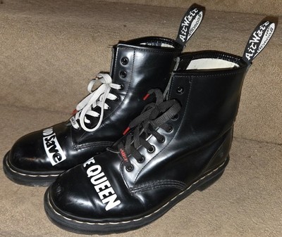 Dr Martens X Sex Pistols 60 Years God Save the Queen Anarchy Black