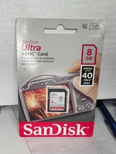 New SanDisk Ultra 8GB, Class 10 10MB/s - SDHC UHS-I Card - OEM - SDSDUN-008G-G46