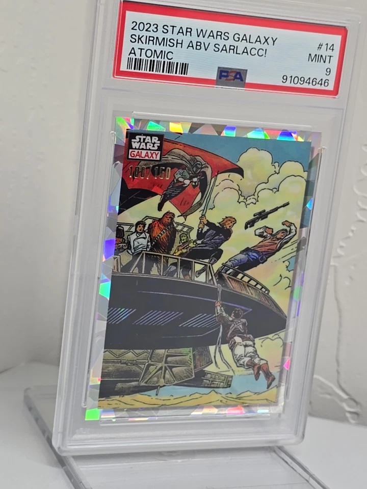 2023 Star Wars Galaxy Skirmish ABV Sarlacc! Atomic N⁰14 #/150 PSA 9 Estado perfeito - Imagem 4 de 4
