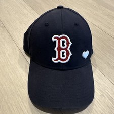 Boston Red Sox Hat OS Blue Embroidered Logo MLB '47 Twins Cap Kids