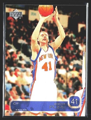 2002-03 Upper Deck #328 Mark Pope New York Knicks Basketball Card