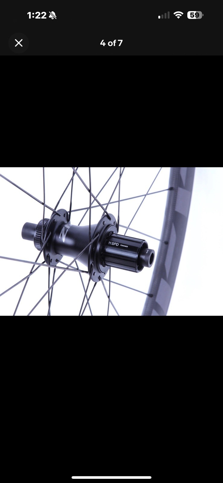 Zipp 303 Firecrest Rear Wheel 700c Disc 12x142 Shimano HG – New Open Box