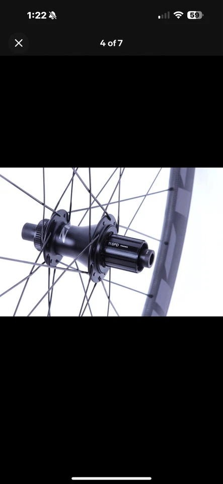 Rueda Trasera Zipp 303 Firecrest 700c Disco 12x142 Shimano HG - Nueva Caja Abierta Foto 3 de 4