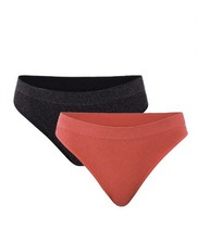 No Boundaries Lurex Thong 2 Pack Panties Size XL