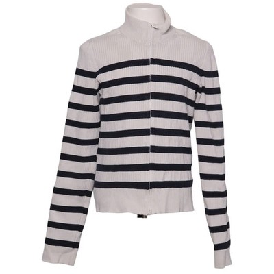 Lindex Kids, Strickjacke, Unisex (Kinder), Größe: 146/152, Weiß/Blau #bHy