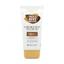 3W CLINIC Daily Rice Bran Sun Cream 70ml (SPF50+ PA+++) K-Beauty