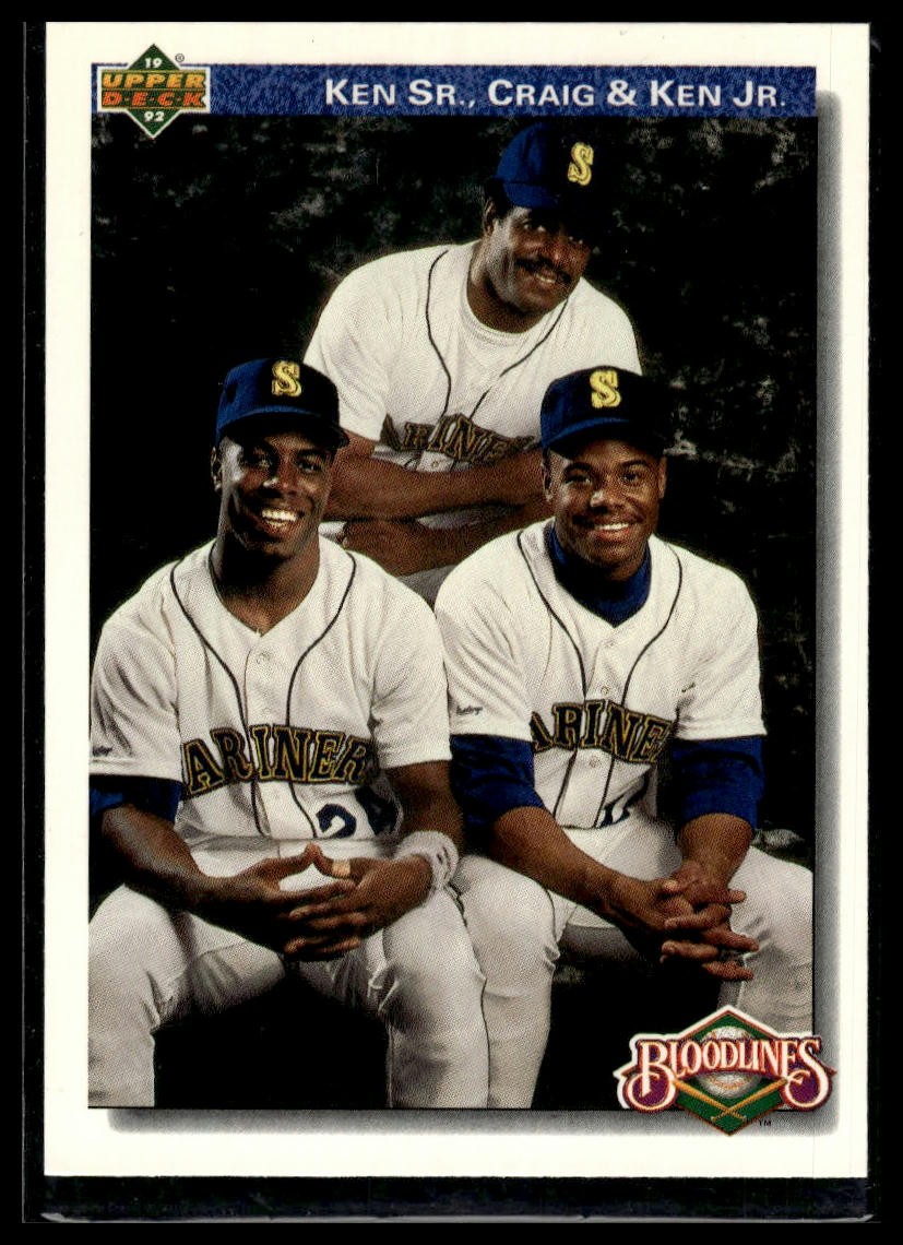 1992 Upper Deck #85 Ken Sr., Craig &amp; Ken Jr.