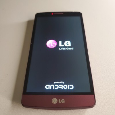 LG G3 VIGOR - (LS990) - 8GB  - BURGUNDY COLOR  - SPRINT  - 4G VOLTE
