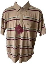 Vintage Arnie Palmer Shirt Mens Golf Polo Performance Stretch Arnold Size L NWT