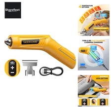 SEEKONE Cordless Mini Heat Gun, 4 Temperature Settings Max 450°C m...