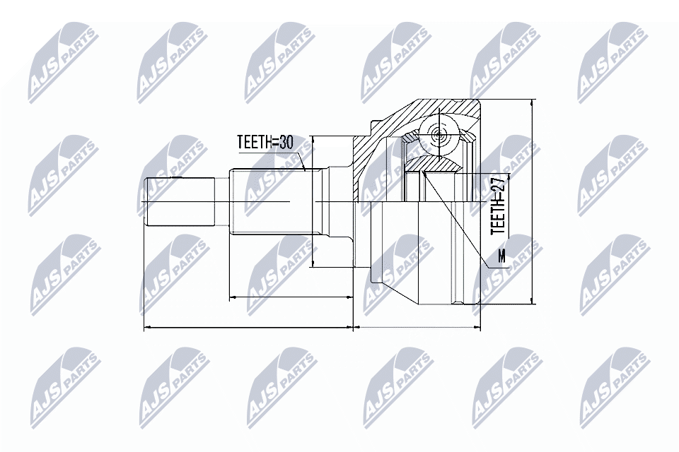 Fits NTY NPZ-VW-027 OUTER CV JOINT  ⭐UK Stock⭐ - Image 5