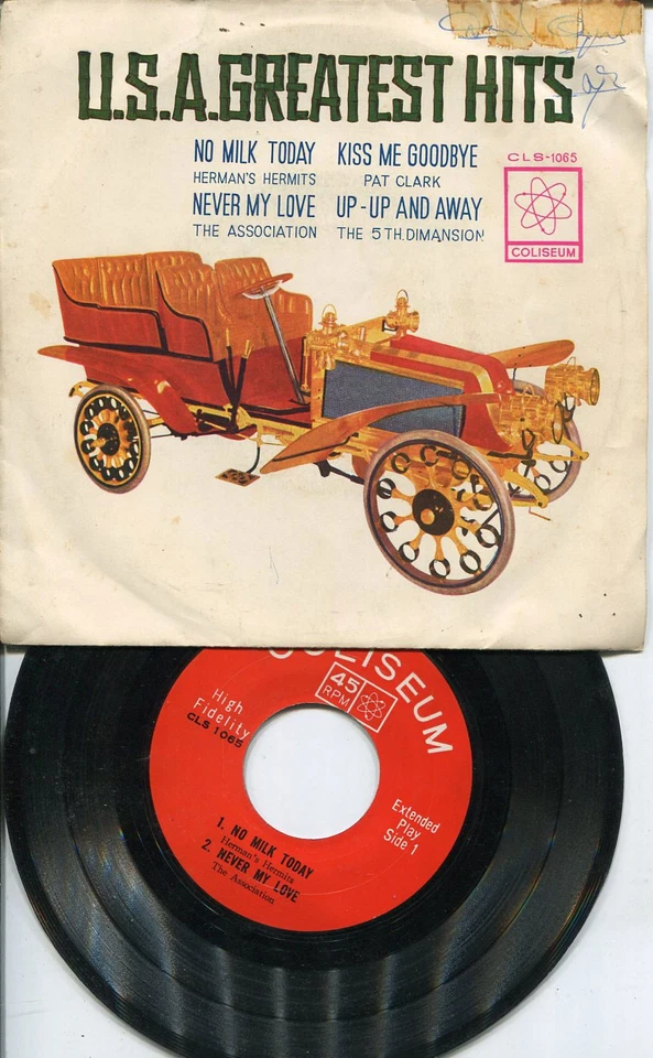 HERMAN'S HERMITS/ THE ASSOCIATION/ PET CLARK THAI THAILAND EP 7" 45RPM - Image 2 of 3