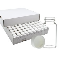 20ml Glass Vials With Screw Caps, 24-400 Screw Neck Assembled With Polypropyl...