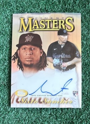SIXTO SANCHEZ - 31/99 - 2021 TOPPS FINEST MASTERS AUTOGRAPH ROOKIE CARD 97FMA-SS